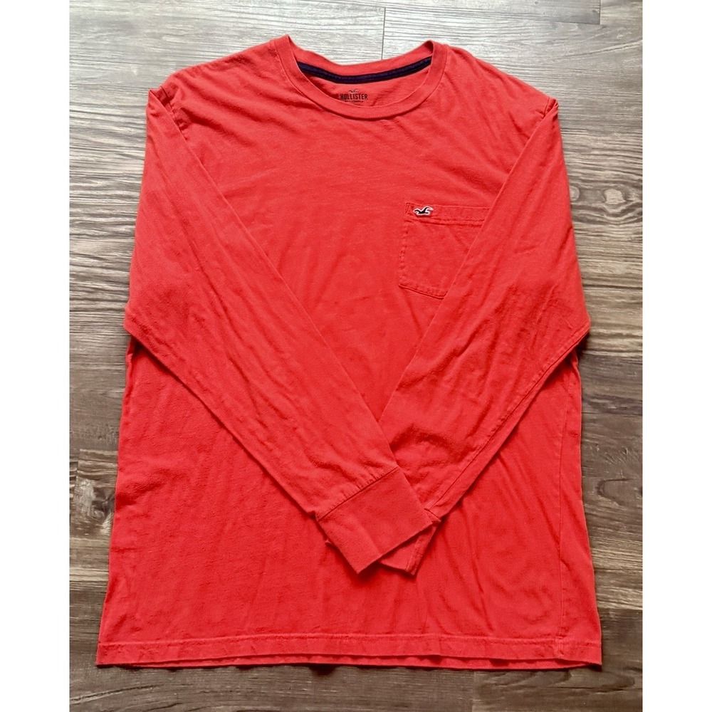 SOLD Men's Classic Orange Long Sleeve T-Shirt Size XL Y2K Vintage Norm Core